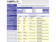 Tablet Screenshot of logistics.lv