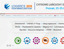 Tablet Screenshot of logistics.pl